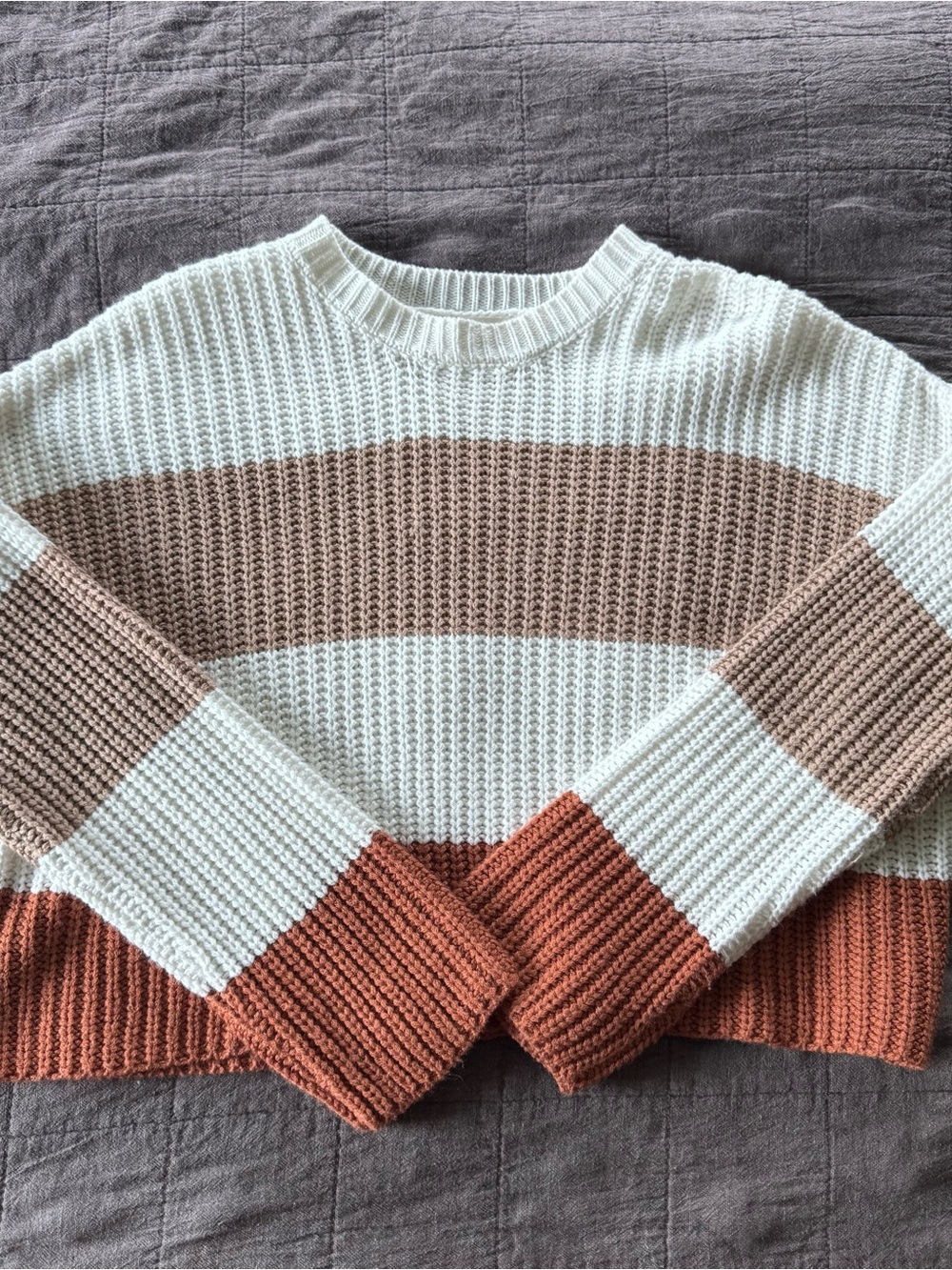 Womens cropped sweater